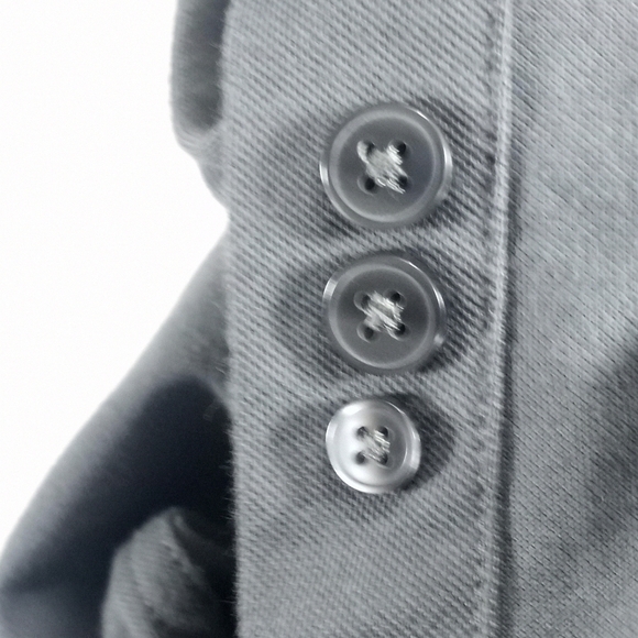 MEN'S Apt. 9® Premier Flex Slim-Fit Dark Gray Button Down Shirt - Picture 5 of 6